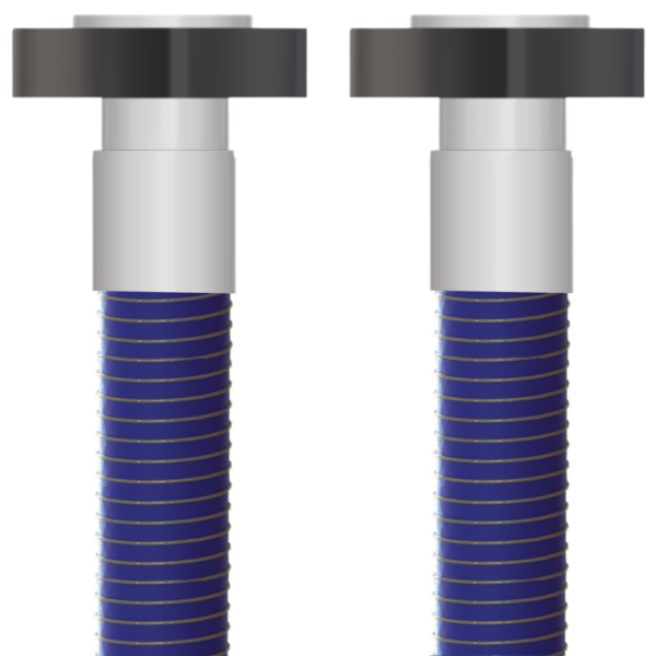 Petroleum Transfer Composite Hose | 2C01-0200-0240-CS-FXFL | 2" ID, 250 PSI, -40°F to 212°F | Galvanized Helix | Polypropylene Tube