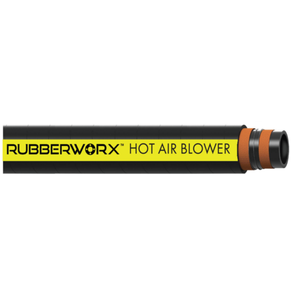 EPDM Hot Air Blower Hose - : Transfer of Hot Air up to 350°F with Superior Ozone Resistance, Textile Reinforcement, and Steel Helix - 2" ID, 2.52" OD, 100 psi, 03:01:00 Safety Factor.