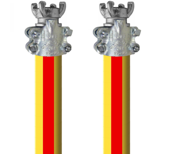 Heavy-Duty Wire-Reinforced Air Hose for Industrial, Construction, Drilling, and Mining - 5002-0300-0300-AMXAM - 3"x3.7", 600 PSI, NBR Tube, Abrasion/Ozone Resistant