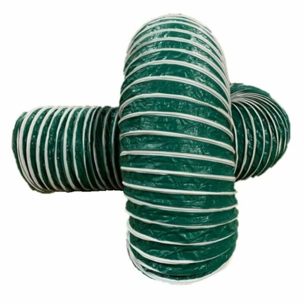 D003224-2000 | PVC Polyester Return Air Ducting for Temporary Systems - 25ft Length | UL94VTM-O Flame Resistant