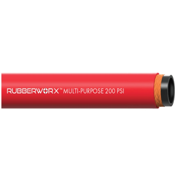 EPDM Multipurpose Hose | Industrial, Agricultural, & Commercial Use | Temperature -40°F to 210°F | 0.5" ID x 0.81" OD | 200 PSI