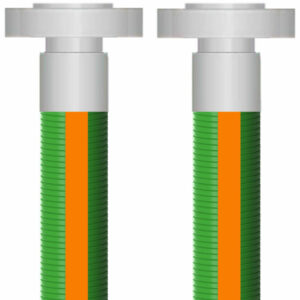 UHMW Chemical Hoses with Fix x Float Stainless Flanges