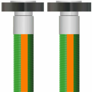 UHMW Chemical Hoses with Float x Float Stainless Turnback